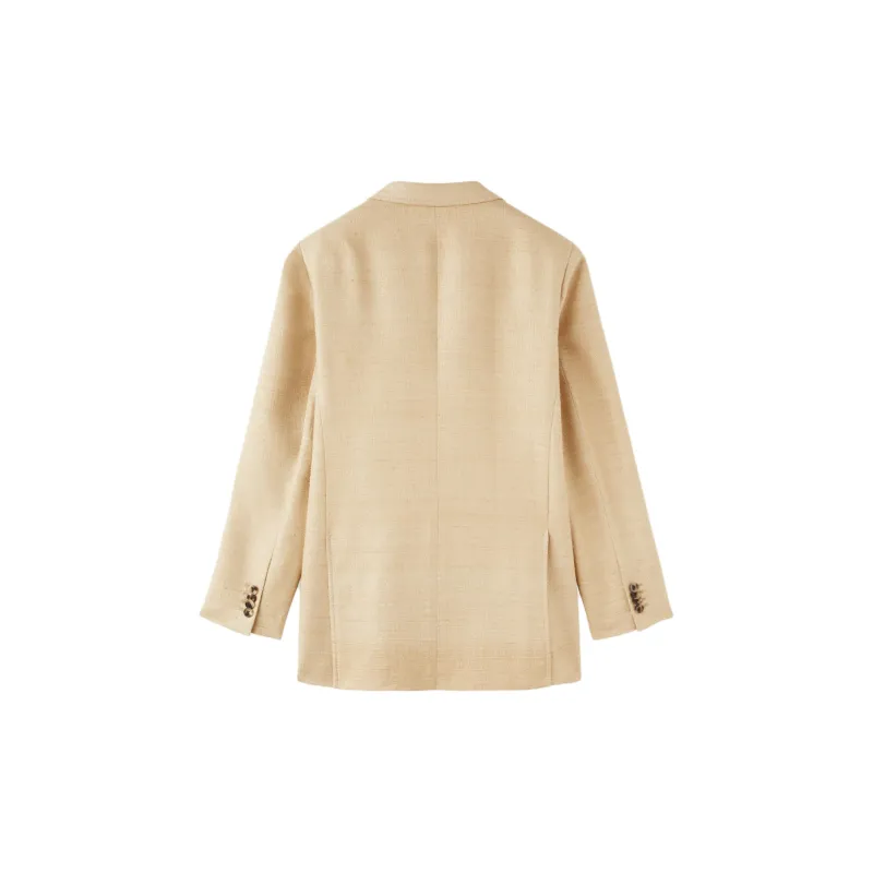 Loro Piana FW24 Business Suit Coat Women's Yellow-1