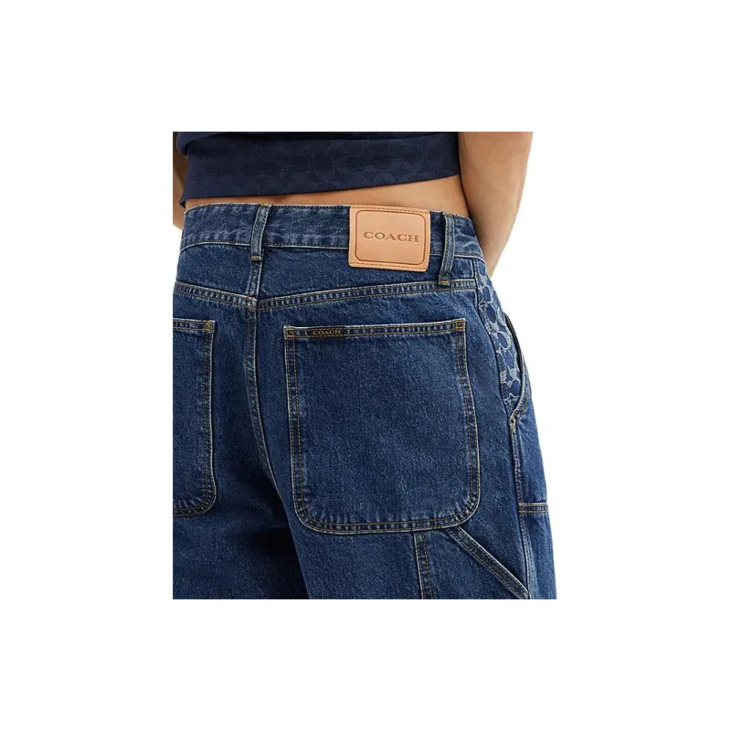 COACH SS24 Jeans Men's Dark Color-3