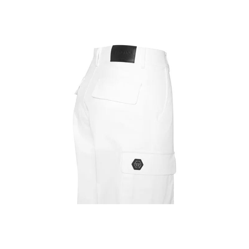 PHILIPP PLEIN Tapered leg Cargo Trousers-1
