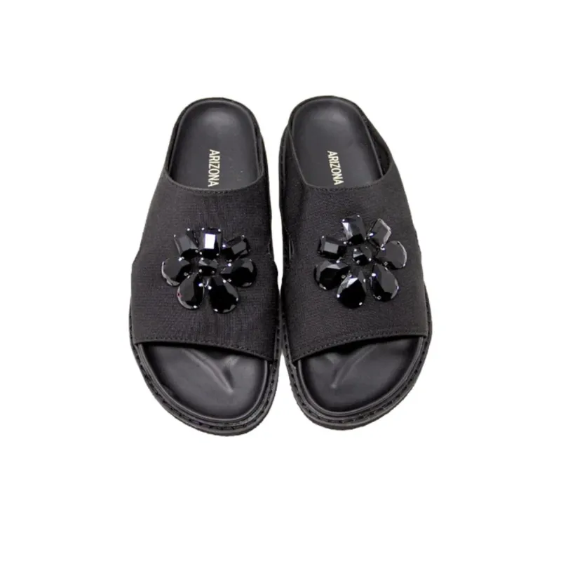 Arizona Love Abrasion-Resistant Slide Slippers Women's Black-2