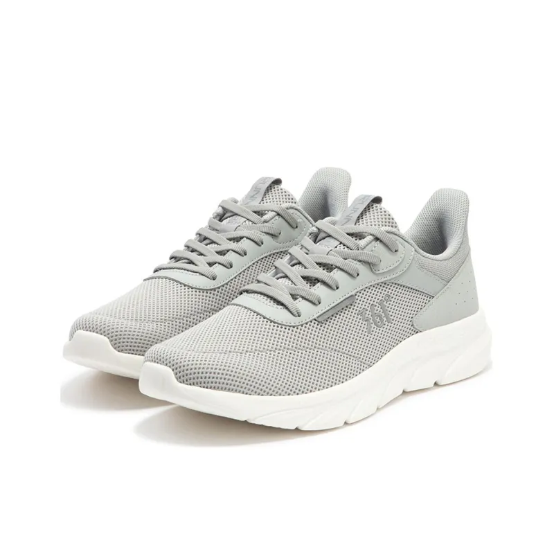 361° Cushioning Wear Resistant Low Top Casual Running Shoes Men's White Gray-2