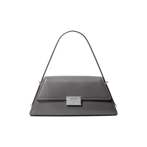 MICHAEL KORS Leather One Shoulder Handbags Medium Size Women's Slate Gray