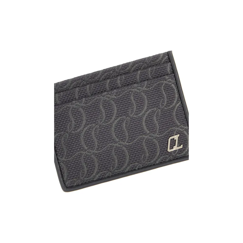 Christian Louboutin Kios Jacquard Monogram Card Holder-3