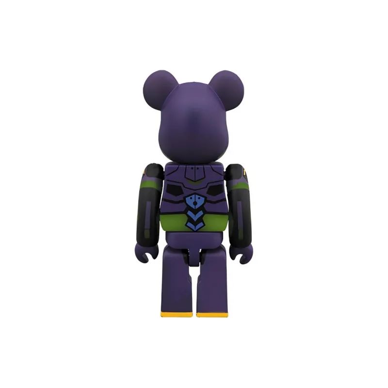 BE@RBRICK Movie Animation Evangelion 01 Nighttime Combat Glow in The Dark Version Hang Tag Box 100%-5