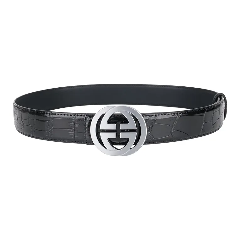 NINE NAIL Cow Leather Genuine Leather Leather Belts Men's Width  3.5cm-12