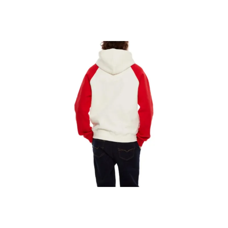 GUESS Sweatshirt Unisex Ecru Red-2