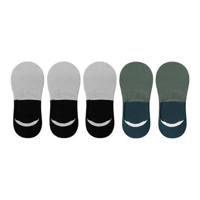 ROBINHOOD No Show Socks Men's 5 Pack-5