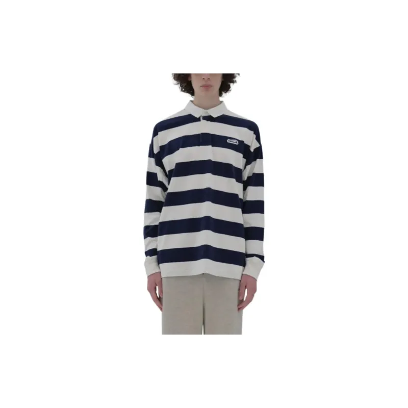 OIOICOLLECTION T Shirts Unisex Navy Blue-2