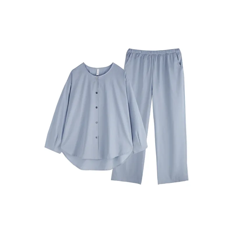 Xuan Liang Pajama Set Women's Dusty Blue-0