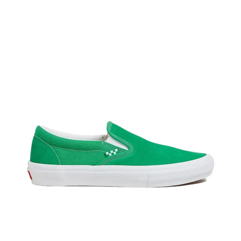 Vans Slip on Non slip Lightweight Low Top Skateboard Shoes Unisex Green-1