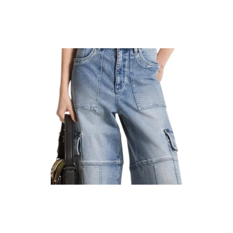 MICHAEL KORS MMK SS24 Jeans Unisex Blue-2