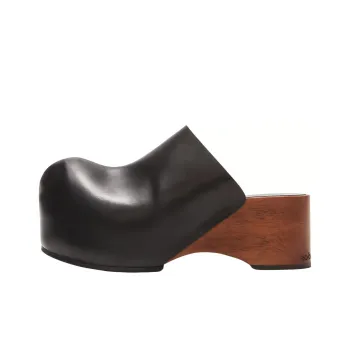 Acne Studios Wooden platform Clogs