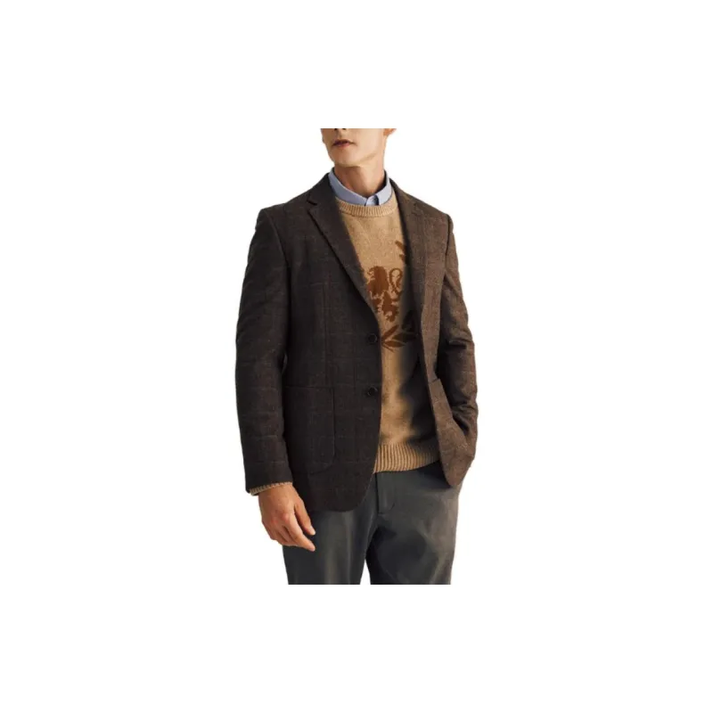 SCOFIELD Business Suits Men Brown-2