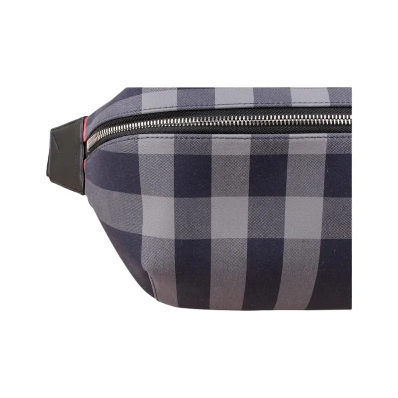 Burberry Canvas Fanny Pack Medium Size Men's Marine Blue-5