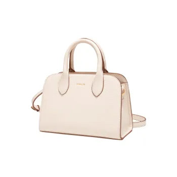 POLO Synthetic Leather Handbag Tubas Women's Ecru