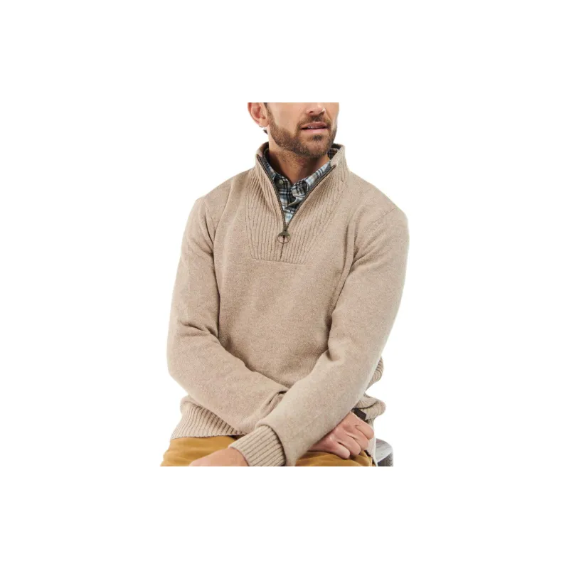 BARBOUR SS24 Sweater Men's Lime Gray-3