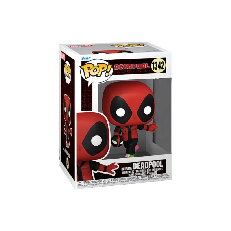 Funko x MARVEL POP! Limited Edition Deadpool Bowling Ball Chibi Figures-1
