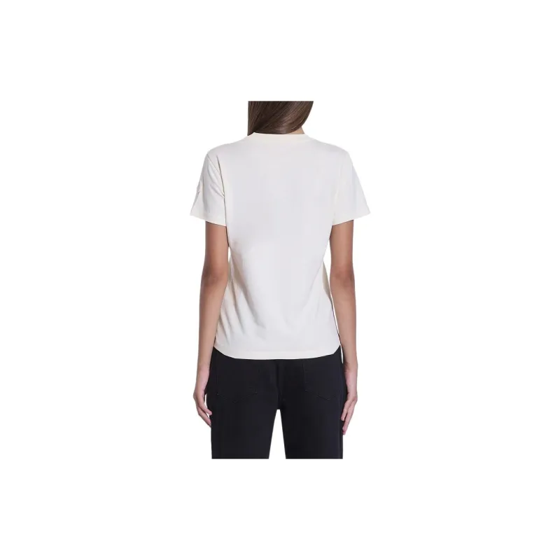 Moncler Logo Embellished Crewneck T Shirt-1