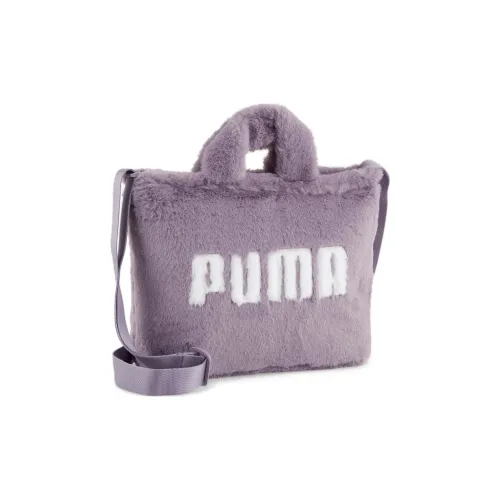 PUMA Polyester Tote Bag, Shopping Bag, Shoulder Bag, Crossbody Bag, Handbag Mini Women's Light Plum