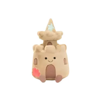 JELLYCAT Fun Items Collection Beach Castle Dolls Plush Doll 29cm Height