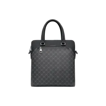 FAIRWHALE Pvc Briefcases Handbags Men's Black