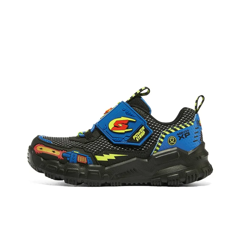 Skechers Bob's Kids Lifestyle Shoes Black Blue Teenagers-0