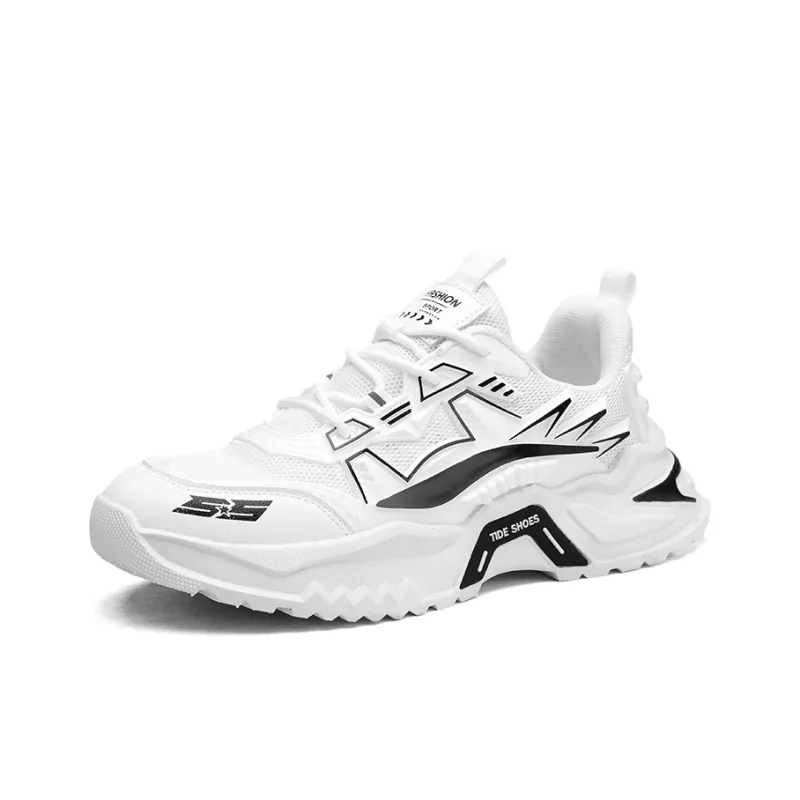 M.M Party Anti Slip Wear Resistant Low Top Chunky Sneakers Men's-4