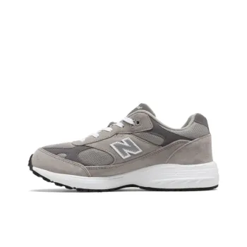 New Balance NB 993 Slip Resistant Cushioning Abrasion Resistant Low Top Kids Lifestyle Shoes Gray White Teenagers