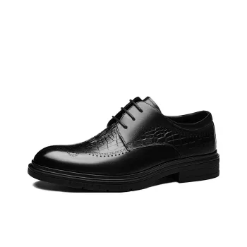 KAISER Dress Shoes Men Low Top Black