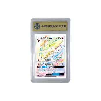 POKEMON Eevee Jian Zhong Sun & Moon Eevee Box Fairy Eevee GX CSMYC 005/008 CCG Graded Cards 1 Pc