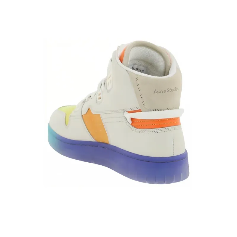 Acne Studios Stylish Skateboarding Shoes Women's White Blue-2