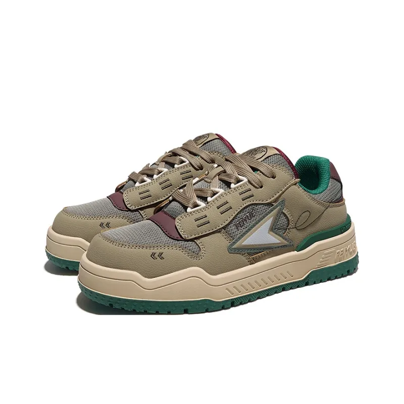 Feiyue Back To School Commute Anti-Slip Wear-Resistant Low-Top Skateboard Shoes Unisex Green-2