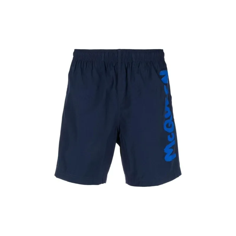 Alexander McQueen Graffiti Logo Swim Shorts-1