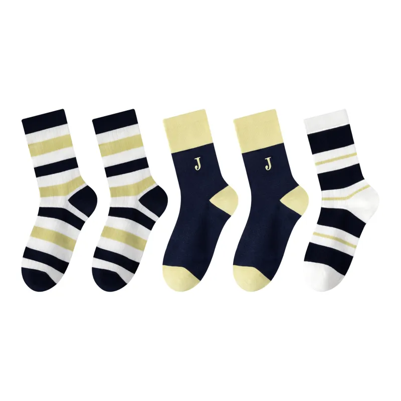 Top Melon Mid Calf Socks Men's 5 Pack-16