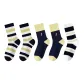 5 Pairs (Pinstripe 2-J Letter 2-Wide Stripe)