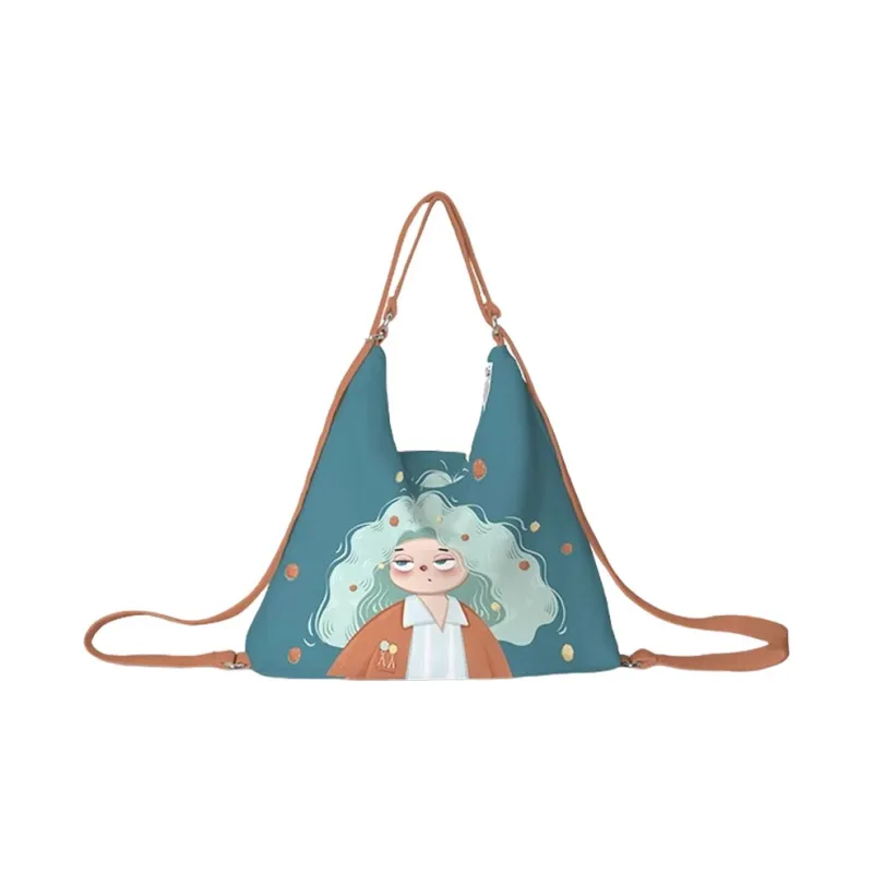 AOSONG Suede Tech Fabric Crossbody Bag Regular Unisex Green-1