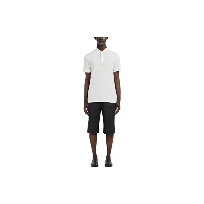Maison Margiela Collarless Polo Shirt-4