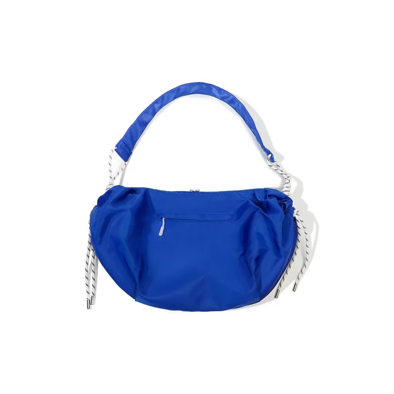 OZKO Nylon Shoulder Bag Crossbody Bag Handbag Backpack Medium Size Women's Dusty Blue / Klein Blue / Black-6