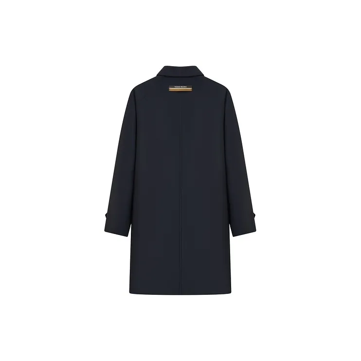 Teenie Weenie Men Evergreen Series 24FW Trench Coat Unisex Black-1