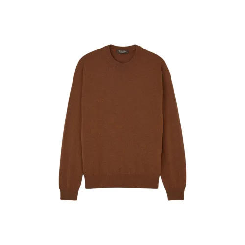 Loro Piana Cashmere Sweaters Men Ginger Cake Gold