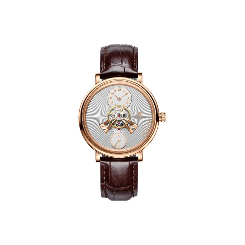 SHANGHAI Metropolis Automatic Mechanical Movement Cow Leather Strap Watch Men's Watches Blue Dial-8