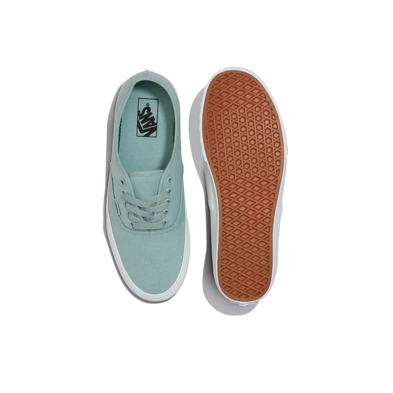 Vans Authentic Slip-Resistant Low-Top Skateboard Shoes Unisex Light Blue-4