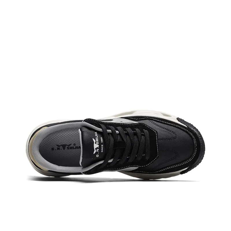 G.N.SHIJIA Lightweight Height Increasing Low Top Casual Shoes Men's-4