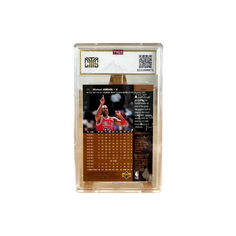 UPPER DECK Michael Jordan Bulls Basketball God 23 000 Points Milestone Teca Player Card 8 Points Graded Cards 1 Pc-1