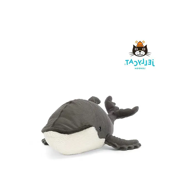 JELLYCAT Ocean Series Humphrey Humpback Whale Dolls Plush Doll 20cm High-2