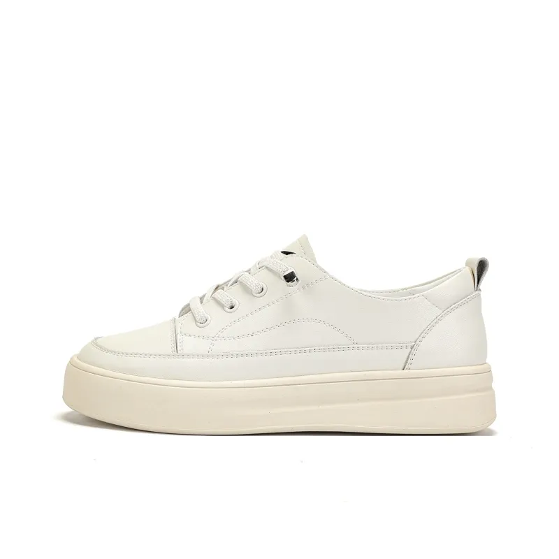RED DRAGONFLY White Sneakers Slip Resistant Low Top Skateboard Shoes Women's-1