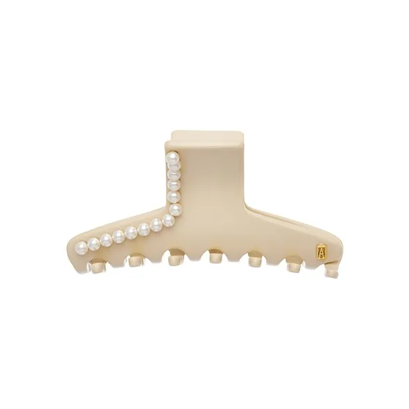 ALEXANDRE DE PARIS Gold Pyramid Medium Size Claw Clip Hair Accessory Headpiece Women's-3