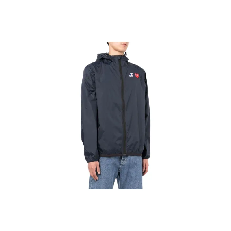 Comme Des Garçons Play X K Way Zipped Hooded Jacket-3