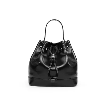 LA FESTIN Top Grain Cow Leather Bucket Bags Shoulder Bag Crossbody Bag Handbag Medium Size Women's Multicolor