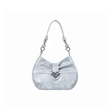 REBIRTH PU Shoulder Bag Women's Shimmering Silver/Gilded